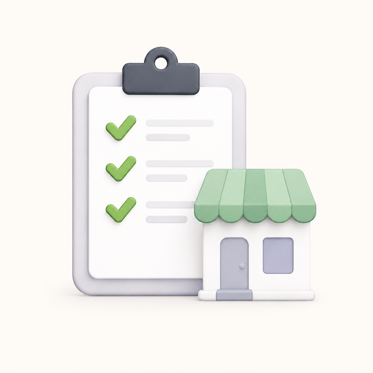 Store Setup Guide Illustration